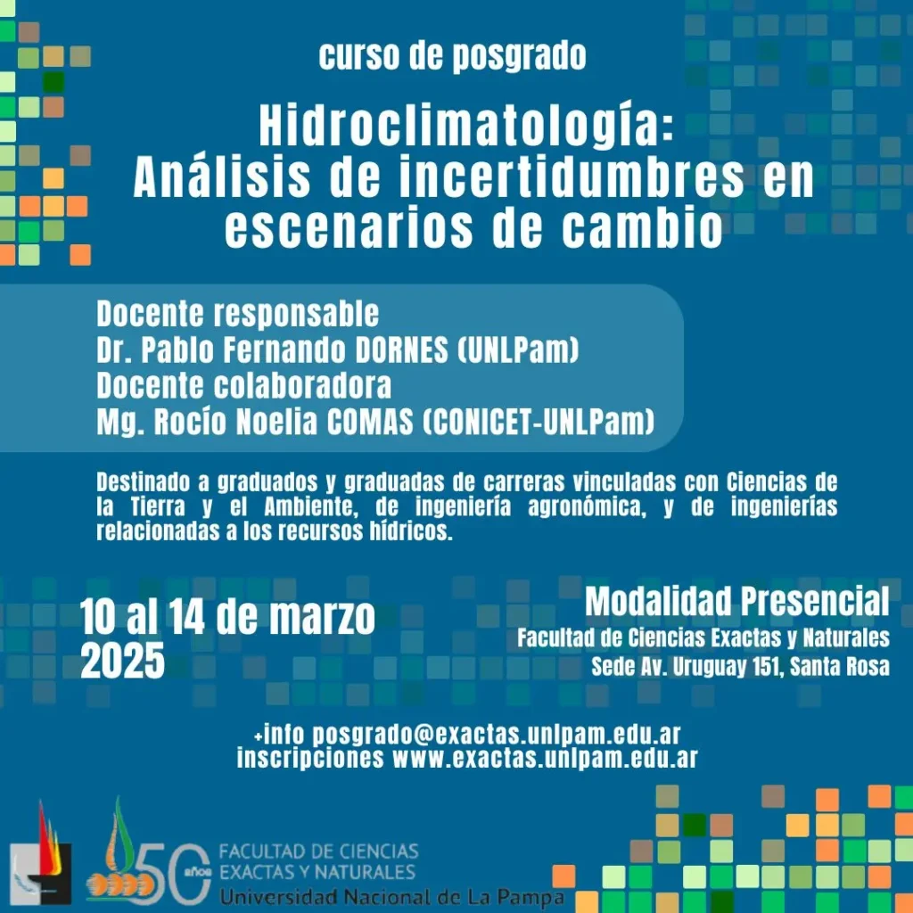 Hidroclimatología: Análisis de incertidumbre en escenarios de cambio