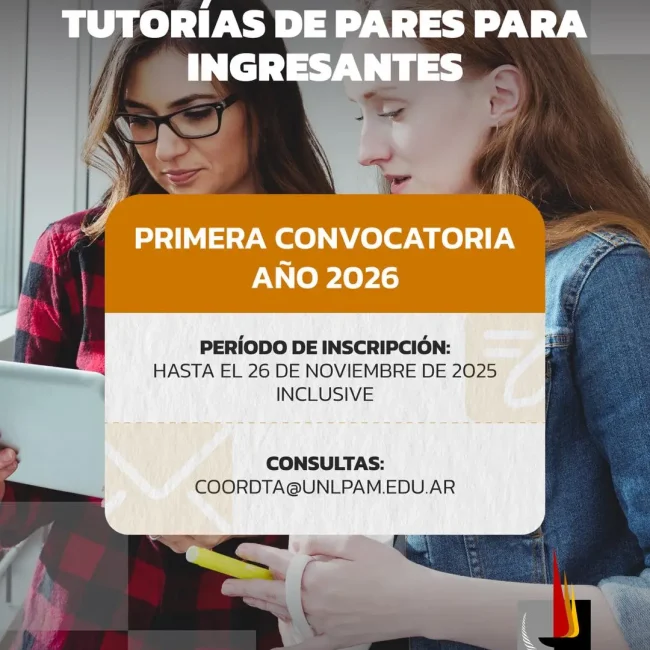 2025-11-06 - Convoc. Tutoría de pares